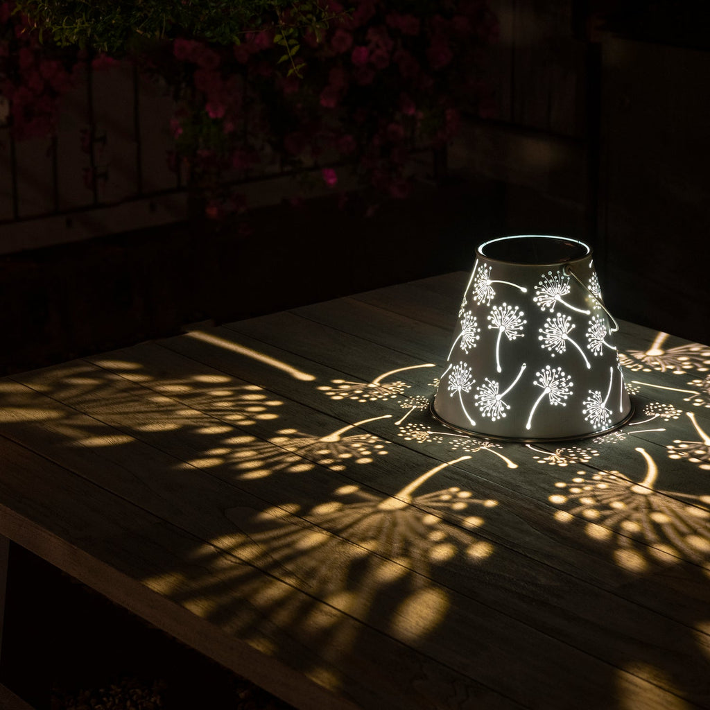 Solar Antic Laterne Pusteblume Konisch